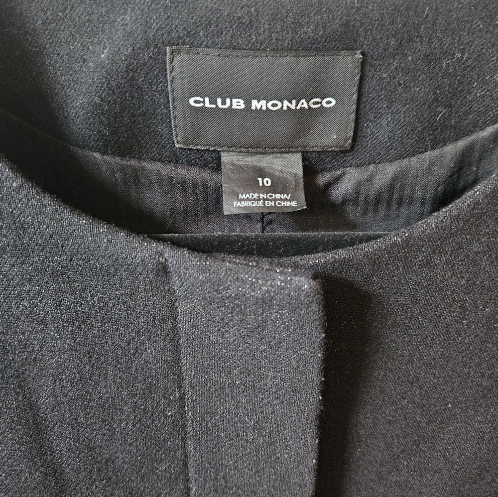 Club Monaco European Cut Cropped Knit Jacket (NWOT) - Picture 5 of 6